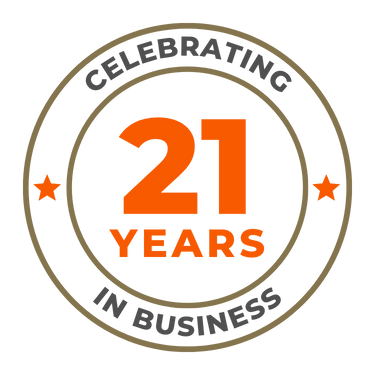 Celebrating 21 years in business